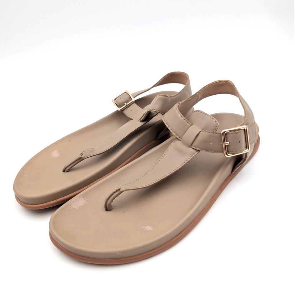 Blondo Niomi Slide Sandal Adjustable Ankle Strap Women's Sand Size US10M EU41